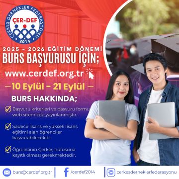2025-2026 EĞİTİM DÖNEMİ BURS BAŞVURULARI BAŞLADI